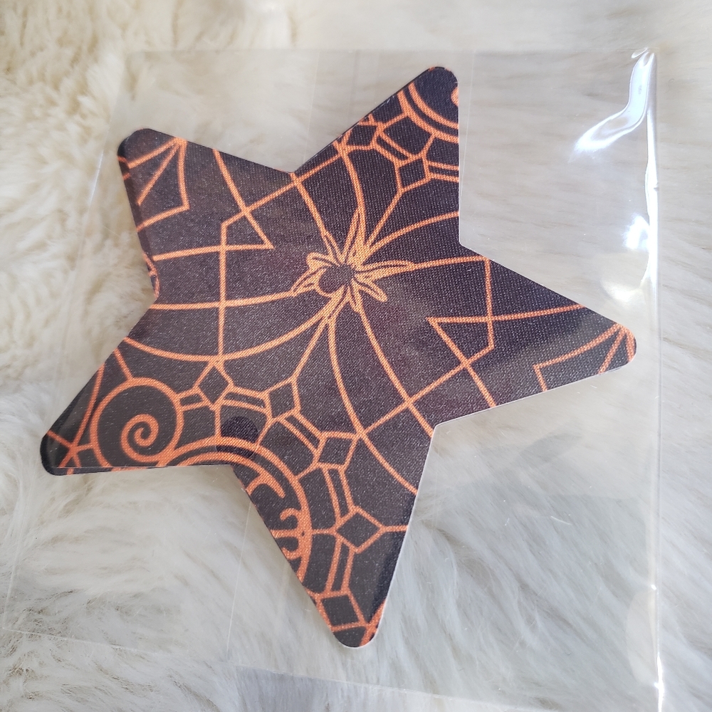 FREE w/ purchase: Spider mandala star pasties